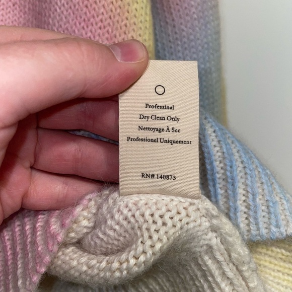 LoveShackFancy Naveen V Neck Pullover in Fairy Tale medium - Picture 13 of 14